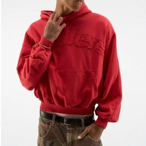 UNISEX NWT - Red Scuffers  Logo Hoodie  - Men’s Size Small